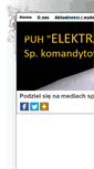 Mobile Screenshot of elektramlawa.com